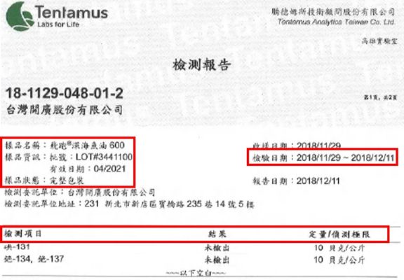 檢驗報告